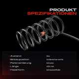 1x Fahrwerksfeder Vorderachse rechts für Land Rover Discovery II L318 2.5L 1998-2002