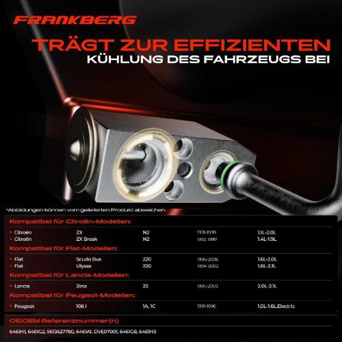 1x Expansionsventil Klimaanlage für Citroen Berlingo Peugeot Partner Fiat Ulysse Bild 1x Expansionsventil Klimaanlage für Citroen Berlingo Peugeot Partner Fiat Ulysse