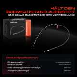 1x Seilzug Feststellbremse Hinterachse beidseitig für Renault Megane II BM0/1 CM0/1 KM0/2