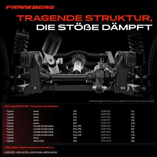 1x Achskörper Achsträger Motorträger Hinterachse für Toyota Auris Corolla Stufenheck E15 Prius Bild 1x Achskörper Achsträger Motorträger Hinterachse für Toyota Auris Corolla Stufenheck E15 Prius