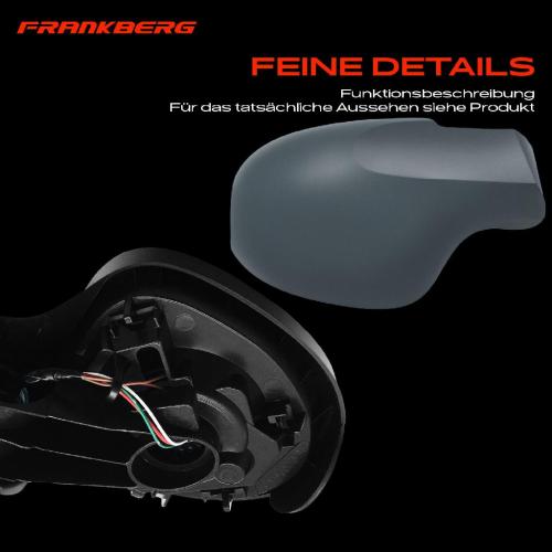 Frankberg 1x Außenspiegel Links für Renault Twingo I Twingo II S06 CN0 1.2L 1.5L 1.6L 2001-2014 Bild Frankberg 1x Außenspiegel Links für Renault Twingo I Twingo II S06 CN0 1.2L 1.5L 1.6L 2001-2014