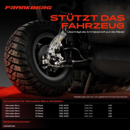 1x Achsschenkel Radaufhängung Vorderachse Rechts für Mercedes-Benz R-Klasse V251 W251 Bild 1x Achsschenkel Radaufhängung Vorderachse Rechts für Mercedes-Benz R-Klasse V251 W251