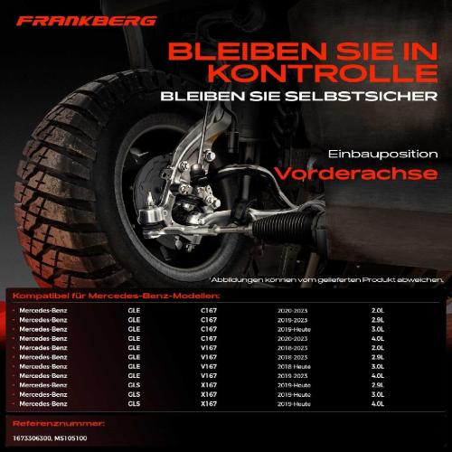 2x Traggelenk Vorderachse für Mercedes-Benz GLE V167 GLE Coupe C167 GLS X167 4.0L 2.0L 2.9L Bj ab 2018 Bild 2x Traggelenk Vorderachse für Mercedes-Benz GLE V167 GLE Coupe C167 GLS X167 4.0L 2.0L 2.9L Bj ab 2018