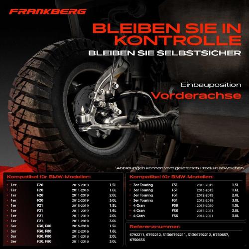 2x Koppelstange Vorderachse für BMW F20 F20 F21 F23 F22 F87 F34 F30 F80 F31 F33 F83 F32 F82 F36 Bild 2x Koppelstange Vorderachse für BMW F20 F20 F21 F23 F22 F87 F34 F30 F80 F31 F33 F83 F32 F82 F36