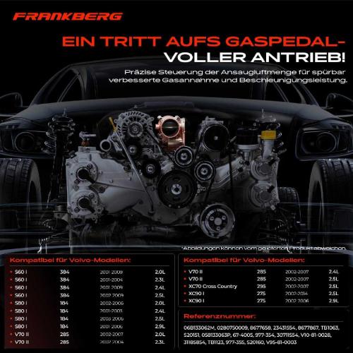 1x Drosselklappe Drosselklappenstutzen für Volvo S60 I S80 I V70 II P80 XC90 I 275 Bild 1x Drosselklappe Drosselklappenstutzen für Volvo S60 I S80 I V70 II P80 XC90 I 275