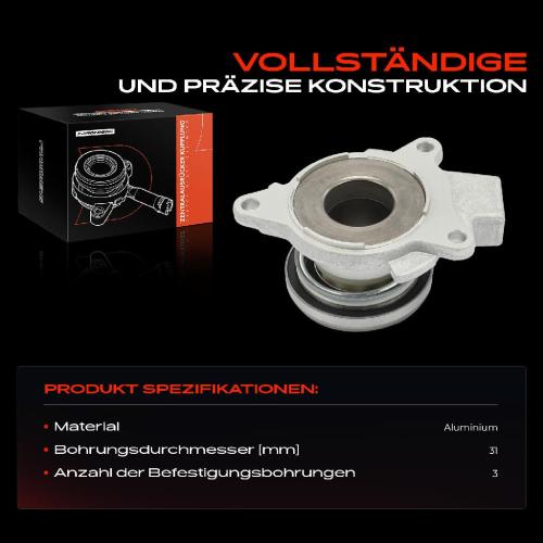 1x Zentralausrücker Kupplung für Fiat Sedici Suzuki SX4 Swift Vitara Opel Bild 1x Zentralausrücker Kupplung für Fiat Sedici Suzuki SX4 Swift Vitara Opel