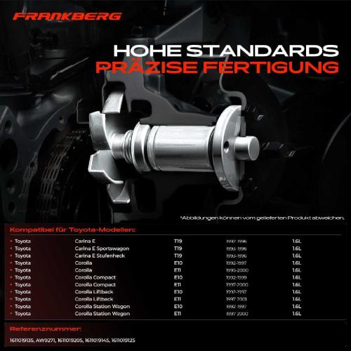 Frankberg 1x Wasserpumpe Kühlwasserpumpe für Toyota Carina E T19 Corolla E10 E11 1.6L Bild Frankberg 1x Wasserpumpe Kühlwasserpumpe für Toyota Carina E T19 Corolla E10 E11 1.6L