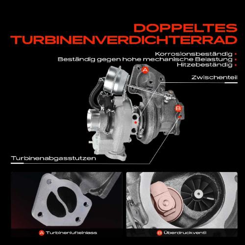 1x Abgasturbolader für VW Golf Chevrolet Corsa Pick-up Opel Astra J GTC GT Cabriolet Insignia A Saab Bild 1x Abgasturbolader für VW Golf Chevrolet Corsa Pick-up Opel Astra J GTC GT Cabriolet Insignia A Saab