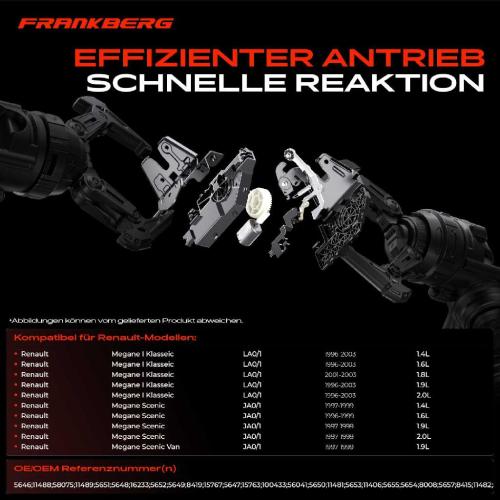 1x Türschloss Fahrzeugheckklappe für Renault Megane I Klasseic LA0/1 Scenic JA0/1 Bild 1x Türschloss Fahrzeugheckklappe für Renault Megane I Klasseic LA0/1 Scenic JA0/1