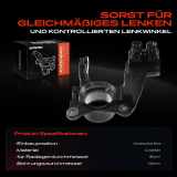 1x Achsschenkel Radaufhängung Vorderachse Links für VW Multivan 5 Transporter 5 2003-2015