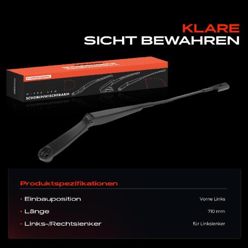 1x Wischerarm Scheibenwischer Vorne Links für Audi A6 4A2 2.0L 3.0L Bild 1x Wischerarm Scheibenwischer Vorne Links für Audi A6 4A2 2.0L 3.0L
