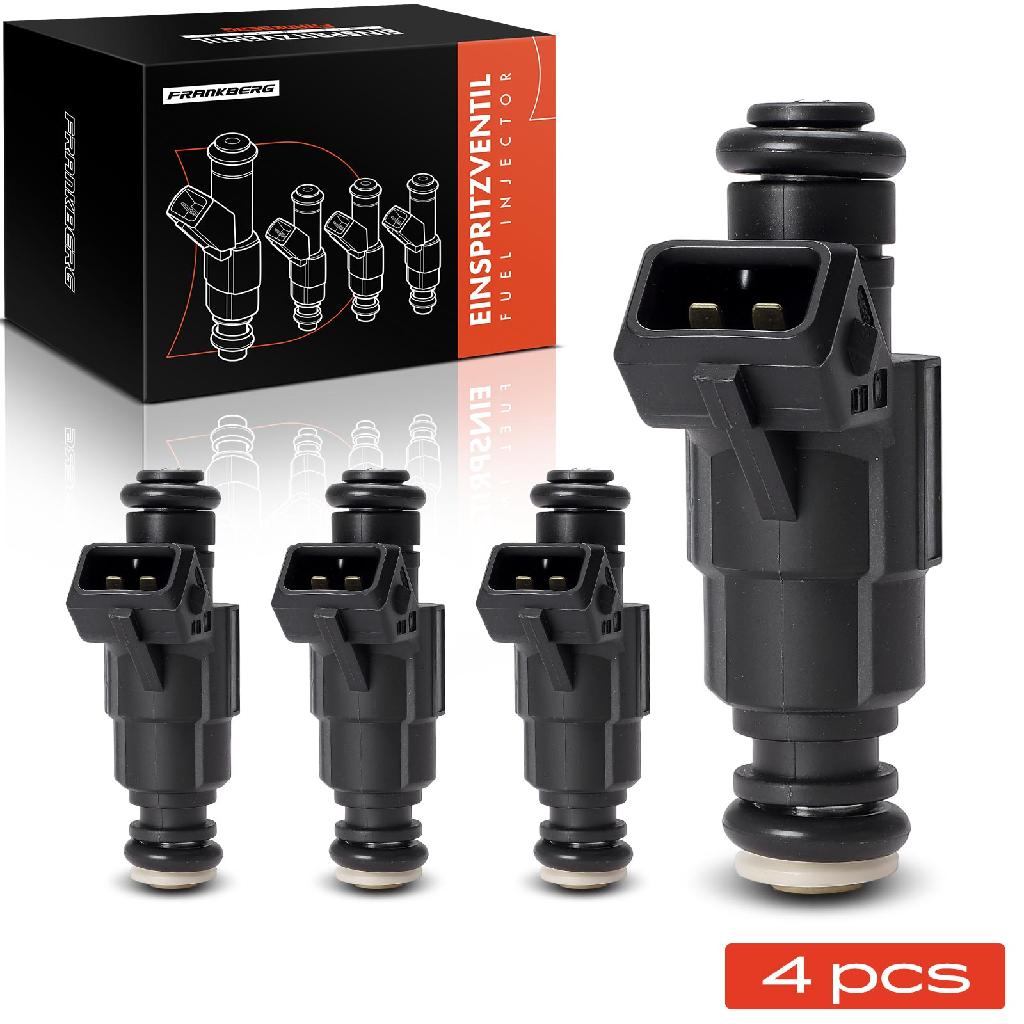 Frankberg 4x Einspritzventil Einspritzdüse für VW Golf Polo Audi A3 A4 TT Seat Skoda Octavia I