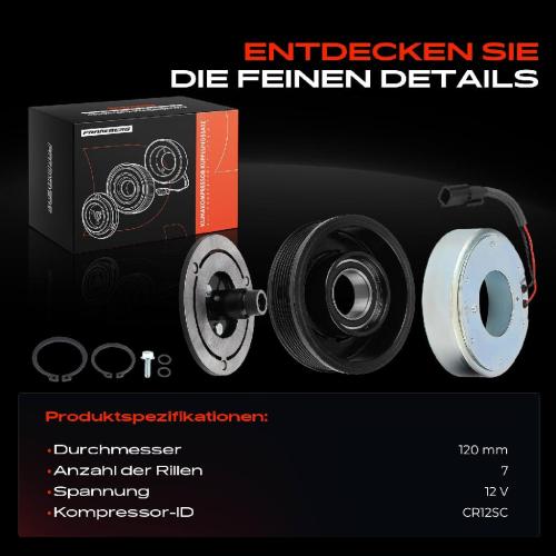 1x Magnetkupplung Klimakompressor für Dacia Dokker Duster Lodgy Renault Fluence Bild 1x Magnetkupplung Klimakompressor für Dacia Dokker Duster Lodgy Renault Fluence