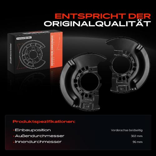 2x Ankerblech Bremsscheibe Vorderachse Beidseitig für Toyota RAV 4 II A2 1.8L 2.0L 2000-2005 Bild 2x Ankerblech Bremsscheibe Vorderachse Beidseitig für Toyota RAV 4 II A2 1.8L 2.0L 2000-2005