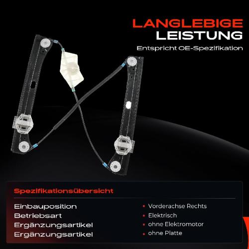 1x Fensterheber Vorne Rechts für Mercedes-Benz S-Klasse W221 2005-2013 Bild 1x Fensterheber Vorne Rechts für Mercedes-Benz S-Klasse W221 2005-2013