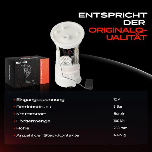 1x Kraftstoffpumpe für MINI Mini R56 Mini Cabriolet R57 1.6L 2006-2015 Bild 1x Kraftstoffpumpe für MINI Mini R56 Mini Cabriolet R57 1.6L 2006-2015