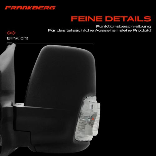 1x Außenspiegel Links für Ford Transit V363 Bus Transit Kasten FAD FBD FCD FDD Bild 1x Außenspiegel Links für Ford Transit V363 Bus Transit Kasten FAD FBD FCD FDD