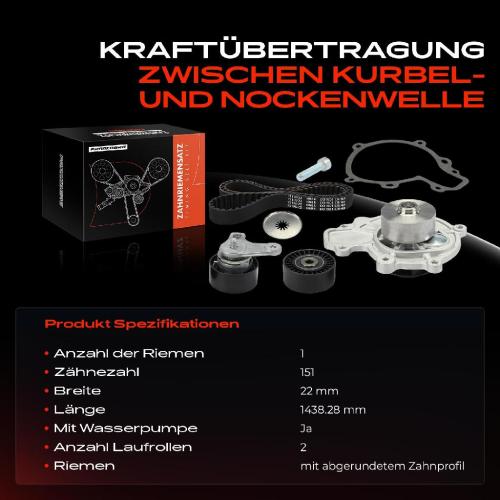 1x Zahnriemensatz Zahnriemen Wasserpumpe für Chevrolet Captiva Cruze Epica Opel Bild 1x Zahnriemensatz Zahnriemen Wasserpumpe für Chevrolet Captiva Cruze Epica Opel