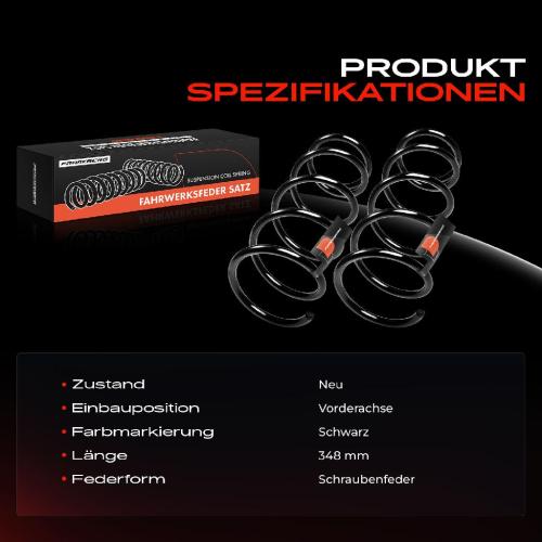 Frankberg 2x Fahrwerksfeder Vorderachse für Nissan Tiida Schrägheck C11 Stufenheck SC11 2007-2012 Bild Frankberg 2x Fahrwerksfeder Vorderachse für Nissan Tiida Schrägheck C11 Stufenheck SC11 2007-2012