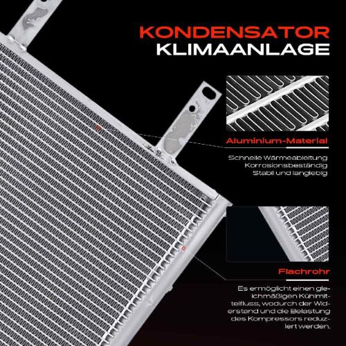 1x Kondensator Klimaanlage für Daihatsu Cuore VI L250 L251 L260 Trevis 1.0L 2003-2009 Bild 1x Kondensator Klimaanlage für Daihatsu Cuore VI L250 L251 L260 Trevis 1.0L 2003-2009