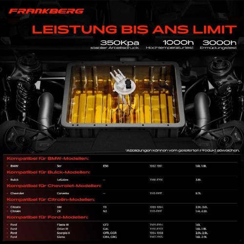 1x Kraftstoffpumpe für BMW 3er E30 Buick LeSabre Chevrolet Corvette Citroën XM Break Y3 Y4 Bild 1x Kraftstoffpumpe für BMW 3er E30 Buick LeSabre Chevrolet Corvette Citroën XM Break Y3 Y4