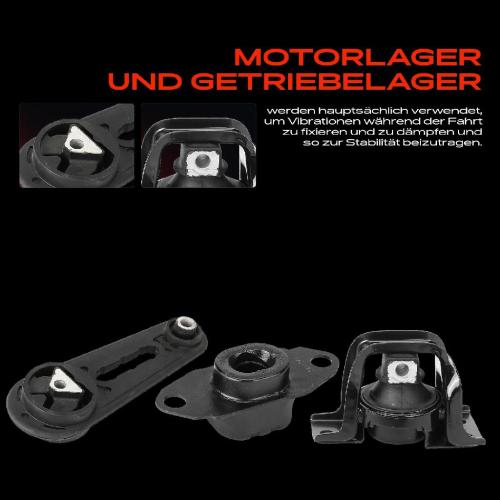 1x Motorlager Getriebelagerlager Drehmomentstützlager Vorne und Hinten für Nissan Note E11 Cube Z12 1.6L Bild 1x Motorlager Getriebelagerlager Drehmomentstützlager Vorne und Hinten für Nissan Note E11 Cube Z12 1.6L