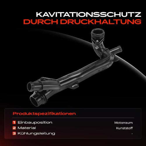 1x Kühlmittelrohrleitung für Mercedes-Benz W205 W213 A238 C257 X253 Bild 1x Kühlmittelrohrleitung für Mercedes-Benz W205 W213 A238 C257 X253