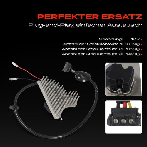 Frankberg 1x Widerstand Vorwiderstand Gebläsemotor für Mercedes-Benz Benz W124 S124 A124 Bild Frankberg 1x Widerstand Vorwiderstand Gebläsemotor für Mercedes-Benz Benz W124 S124 A124