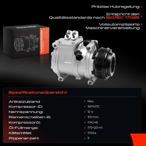 1x Klimakompressor für BMW 3er Touring Z3 E36 5er E34 7er E32 2.0L-3.4L 1985-2000 Bild 1x Klimakompressor für BMW 3er Touring Z3 E36 5er E34 7er E32 2.0L-3.4L 1985-2000