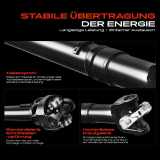 1x Kardanwelle Gelenkwelle Vorderachse für Jeep Cherokee Comanche Grand II 2.1L 2.5L 4.7L 1984-2005