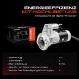 1x Anlasser Starter für Ford Maverick Nissan Cabstar E Pathfinder II Pick-up Terrano I Van Trade Kasten