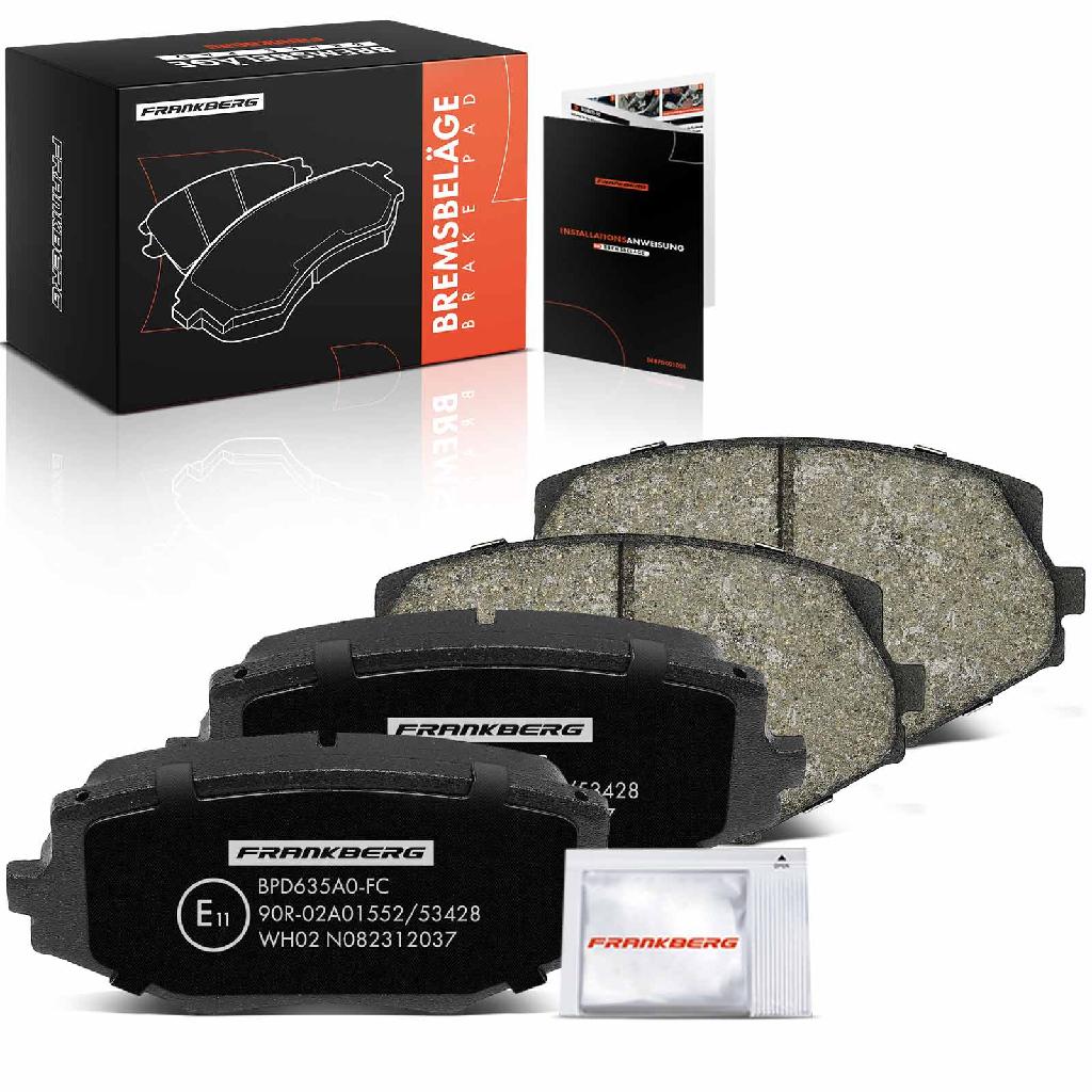 4x Bremsbeläge Vorderachse für Mazda MX-5 I II NA NB 1.6L 1.8L 1993-2005 1993-2005