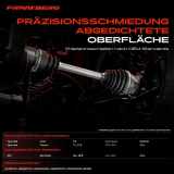 1x Antriebswelle Gelenksatz Vorderachse für Hyundai Tucson TL Nexo KIA Sportage