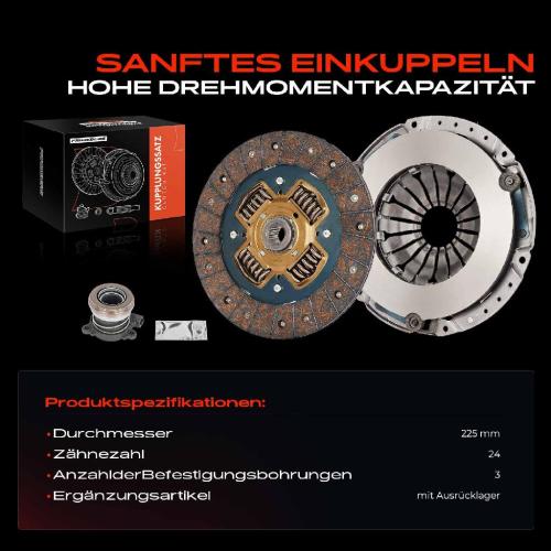Frankberg 1x Kupplungssatz für Chevrolet Cruze Schrägheck Station Wagon Orlando Opel Zafira Tourer C 1.6L 1.8L Bild Frankberg 1x Kupplungssatz für Chevrolet Cruze Schrägheck Station Wagon Orlando Opel Zafira Tourer C 1.6L 1.8L