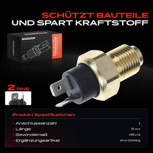 Frankberg 1x Sensor Kühlmitteltemperatur für Citroën Jumper Fiat Ducato Iveco Daily I II III Bild Frankberg 1x Sensor Kühlmitteltemperatur für Citroën Jumper Fiat Ducato Iveco Daily I II III