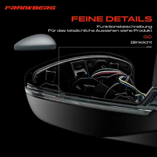 Frankberg 1x Außenspiegel Rechts für Opel Corsa F P2JO Peugeot 208 II UB UJ UP UW Bj ab 2019 Bild Frankberg 1x Außenspiegel Rechts für Opel Corsa F P2JO Peugeot 208 II UB UJ UP UW Bj ab 2019