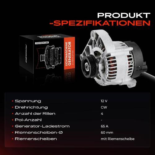 Frankberg 1x Lichtmaschine Generator f r Fiat Punto Panda Doblo Lancia Y Ypsilon 1.1L 1.2L Bild Frankberg 1x Lichtmaschine Generator f r Fiat Punto Panda Doblo Lancia Y Ypsilon 1.1L 1.2L
