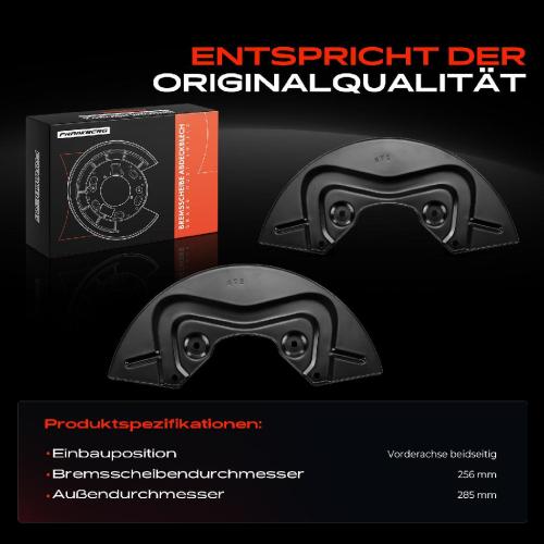 2x Ankerblech Bremsscheibe Vorderachse Beidseitig für VW Golf Passat Polo Seat Ibiza Toledo Inca Bild 2x Ankerblech Bremsscheibe Vorderachse Beidseitig für VW Golf Passat Polo Seat Ibiza Toledo Inca