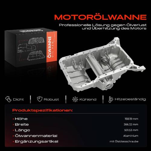 Frankberg 1x Ölwanne Motorölwanne für Mercedes-Benz W203 W204 W211 W212 W221 X204 4matic Bild Frankberg 1x Ölwanne Motorölwanne für Mercedes-Benz W203 W204 W211 W212 W221 X204 4matic