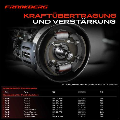 2x Radbremszylinder Hinten für Ford Focus II Transit Tourneo Fiat Bild 2x Radbremszylinder Hinten für Ford Focus II Transit Tourneo Fiat