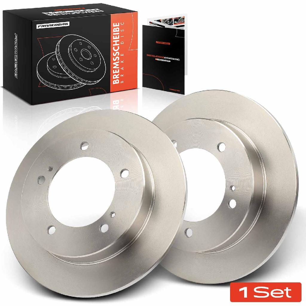2x Bremsscheiben Vorderachse für Suzuki Jimny Geländewagen Geschlossen Offen Samurai Vitara Cabrio X-90