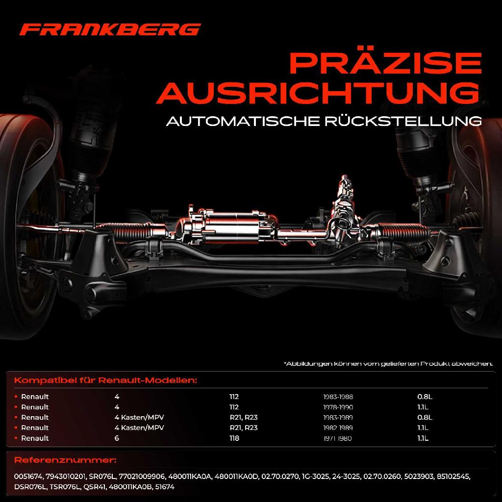 1x Lenkgetriebe Servolenkgetriebe für Renault 4 4 Kasten/MPV 6 0.8L 1.1L