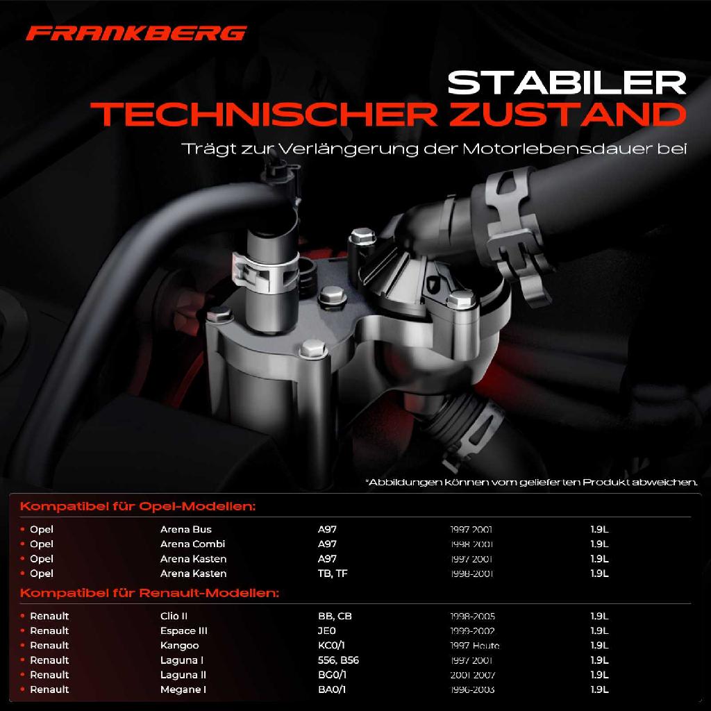 1x Thermostat Kühlmittel für Renault Clio II Kangoo Laguna Megane Scénic I