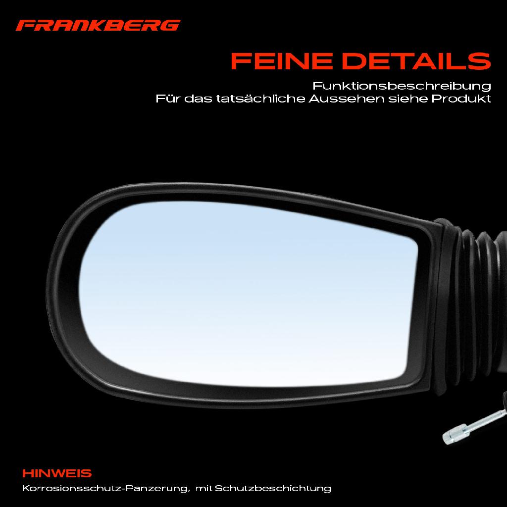 1x Außenspiegel Rechts für Fiat Punto Kasten/Schrägheck 188 1999-2012