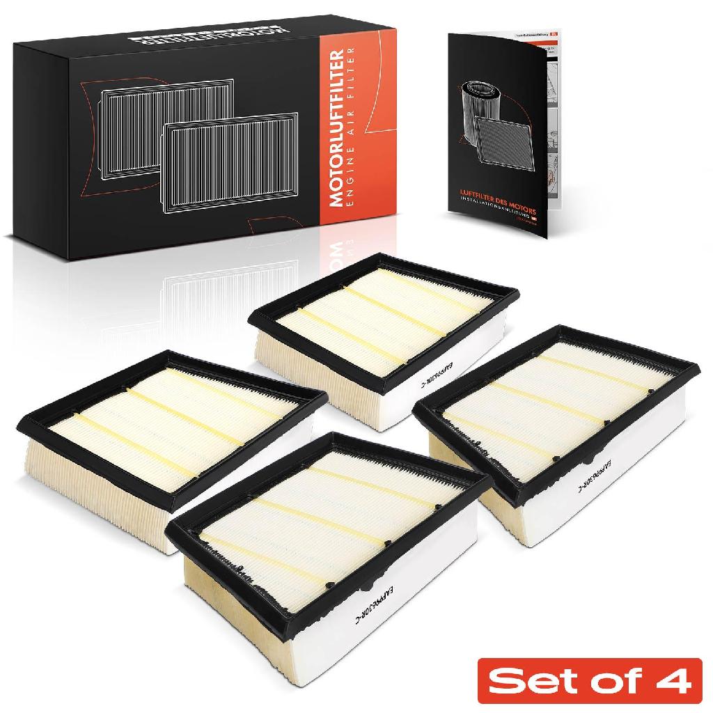 4x Luftfilter Filtereinsatz für Porsche 911 992 Cabriolet Targa 3.0L ab 2019