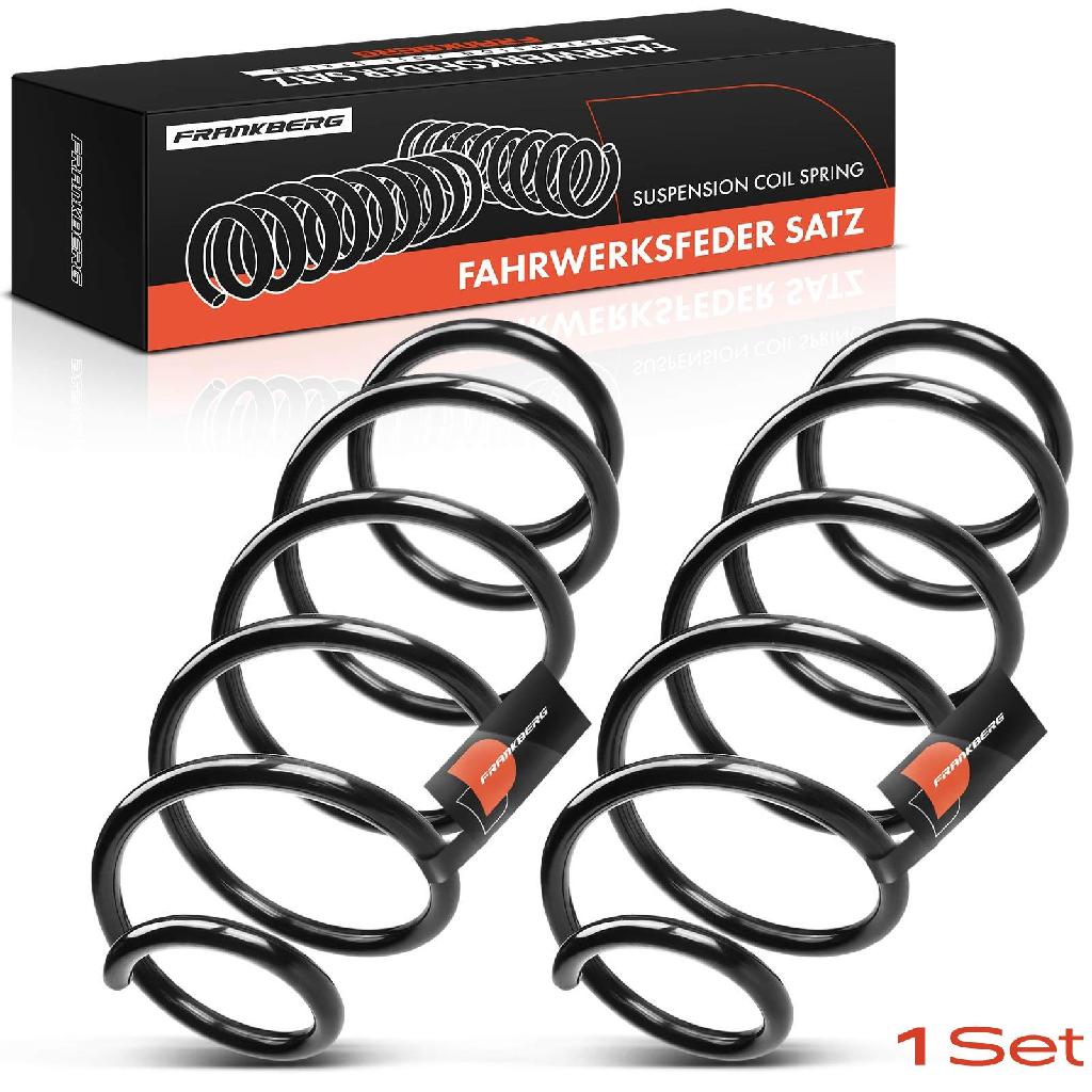 Frankberg 2x Fahrwerksfeder Vorderachse für Smart Cabrio 450 City-Coupe Fortwo Cabrio Fortwo 2001-2006