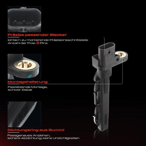 1x Kurbelwellensensor Impulsgeber für VW Touareg 7P Audi A4 8K B8 A5 8T A8 4H Q5 Q7 Bild 1x Kurbelwellensensor Impulsgeber für VW Touareg 7P Audi A4 8K B8 A5 8T A8 4H Q5 Q7