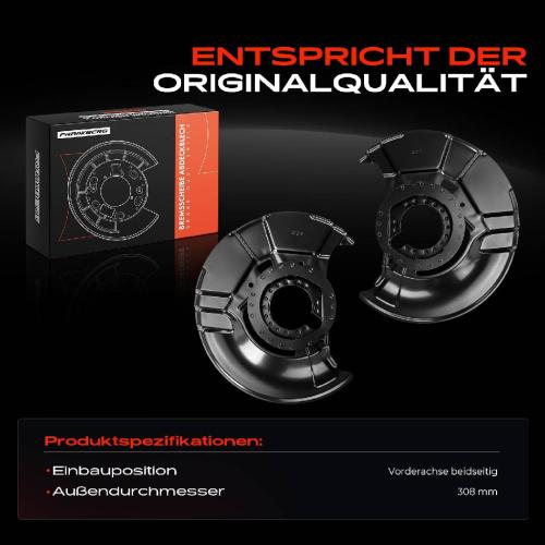 Frankberg 2x Ankerblech Bremsscheibe Vorderachse Beidseitig für BMW 3er Z3 E36 316i 320i 325tds M3 Bild Frankberg 2x Ankerblech Bremsscheibe Vorderachse Beidseitig für BMW 3er Z3 E36 316i 320i 325tds M3
