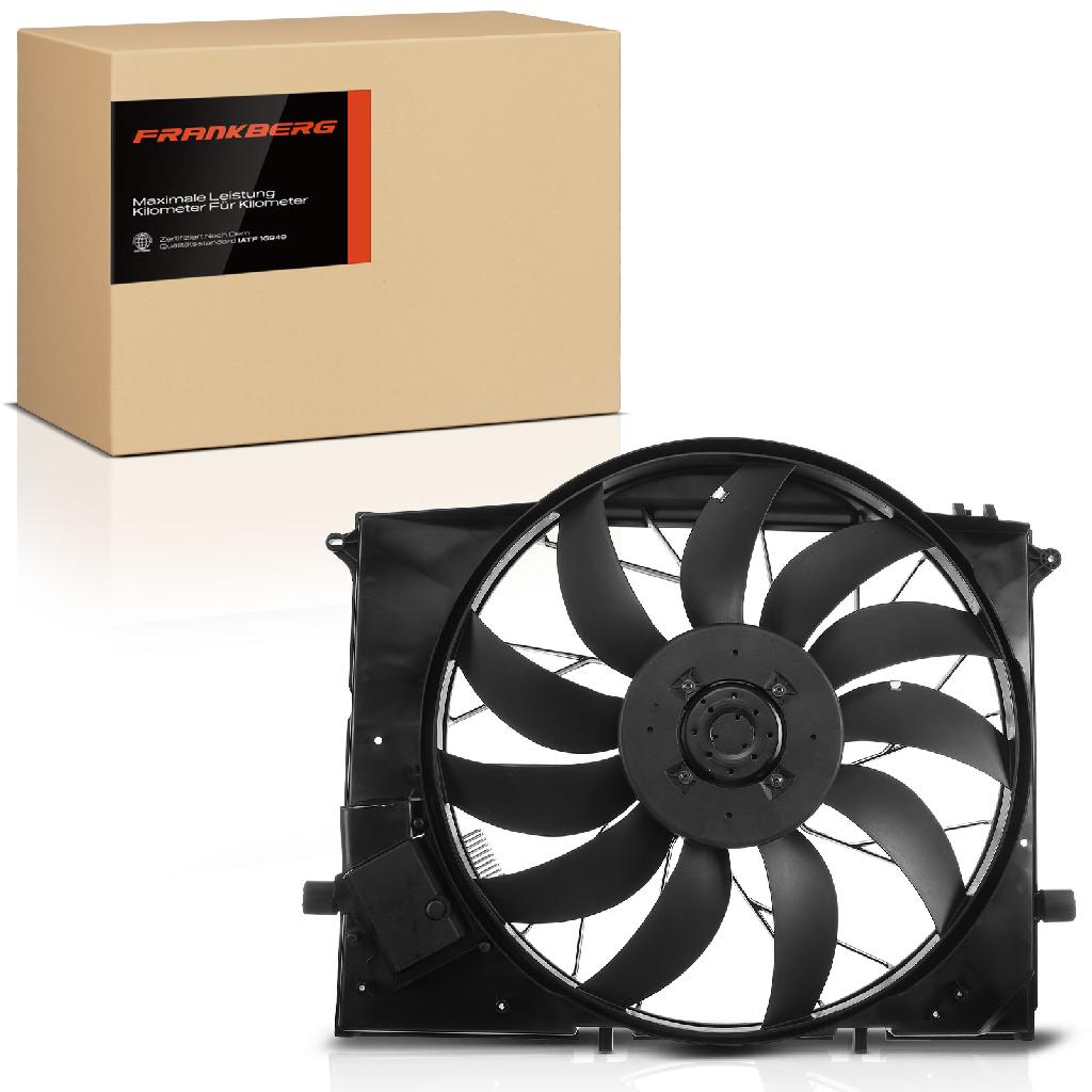 1x Motorkühller Einfachlüfter mit Kühlerlüfterrahmen Mercedes-Benz S-Klasse W220 C215 SL R230