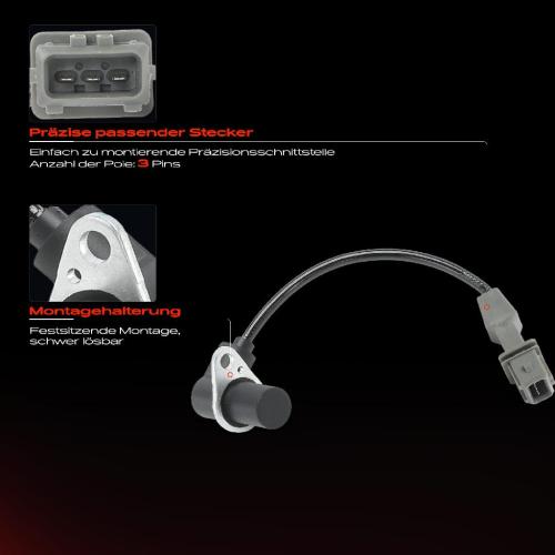 1x Kurbelwellensensor Impulsgeber für KIA Rio Schrägheck DC 1.3L 1.5L 2000-2005 Bild 1x Kurbelwellensensor Impulsgeber für KIA Rio Schrägheck DC 1.3L 1.5L 2000-2005